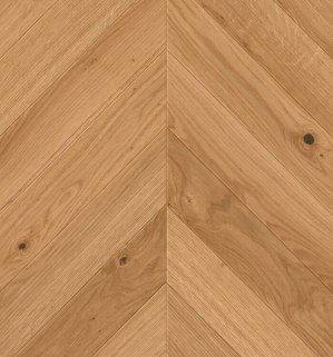 Паркетная доска Living Tree - Дуб Золотистый, Натур (13,5х110х515мм) Французская елка